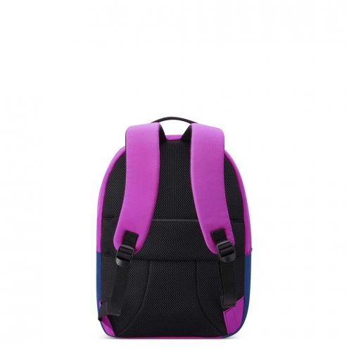خرید کوله پشتی دلسی فابریکا راند بنتون رنگ بنفش یاسی چمدان ایران -   FABRICA ROUND BACKPACK DELSEY PARIS 376661008 chamedaniran 2